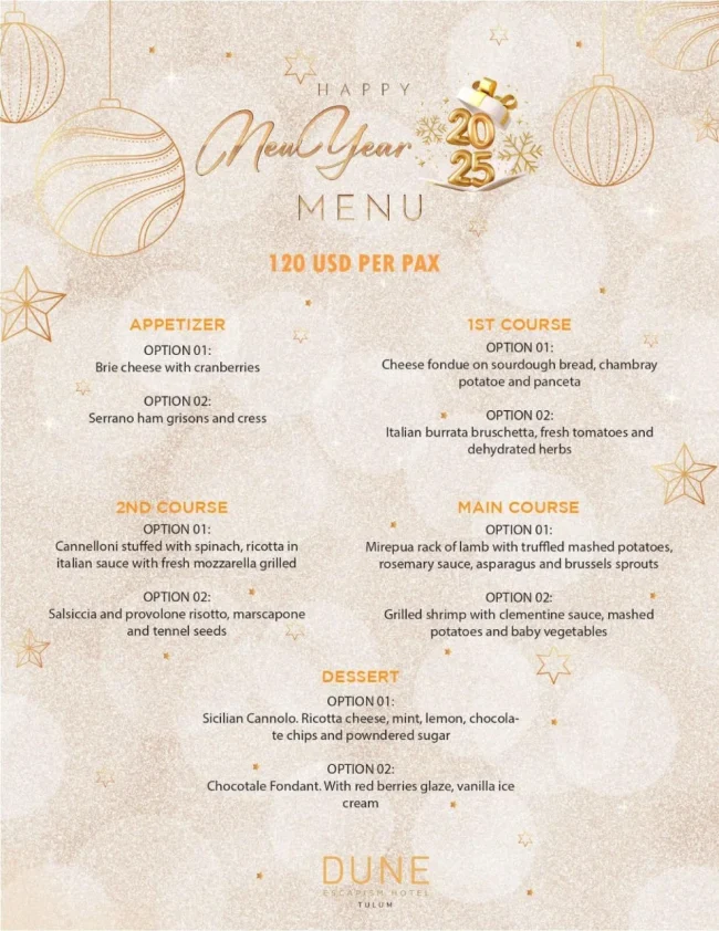 NYE MENU-2025